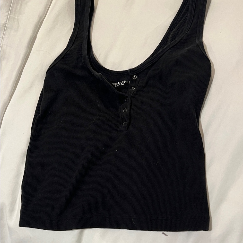 Abercrombie & Fitch Black Tank Top